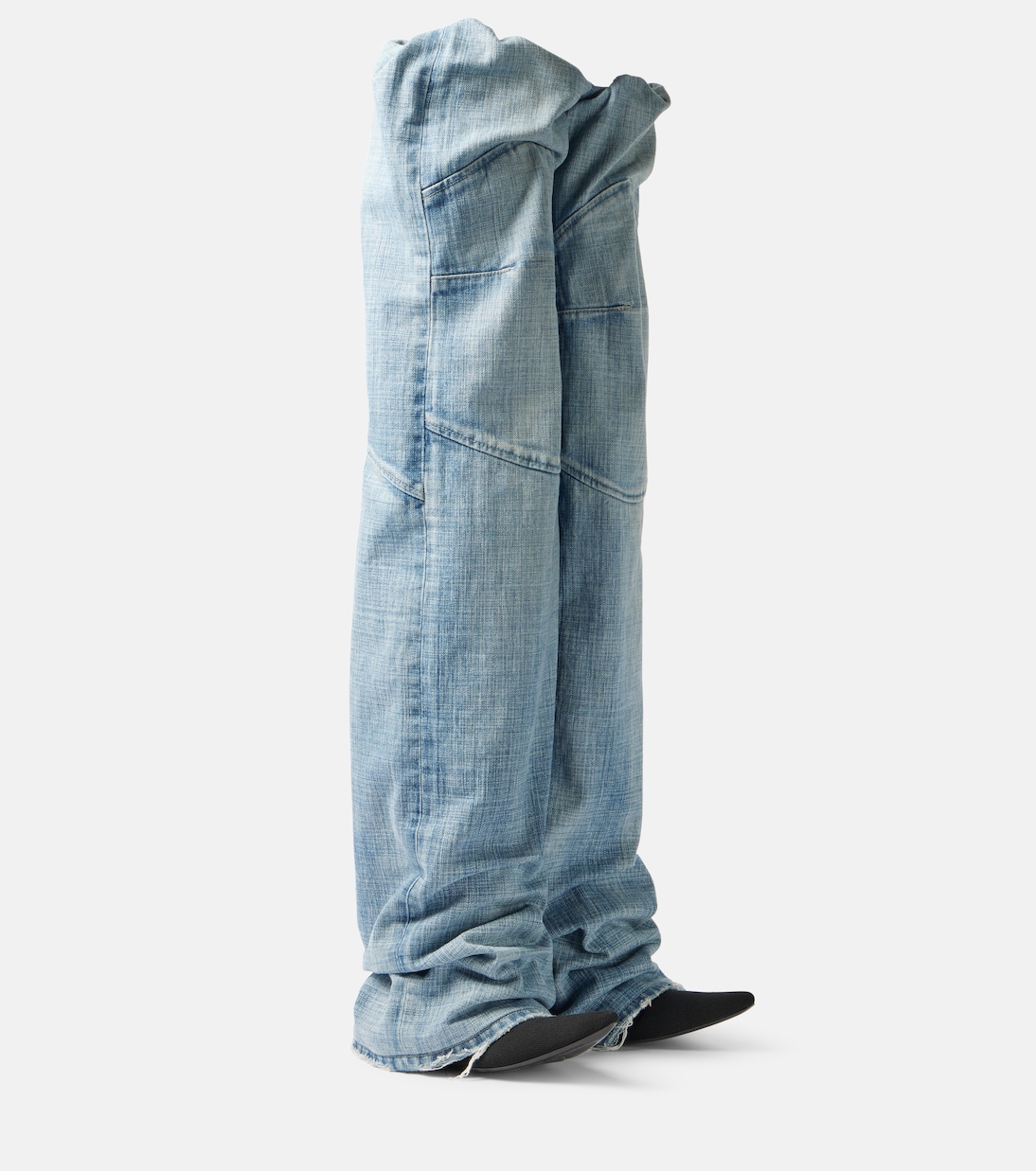 Pantabotas New Flex 90 en denim | Balenciaga