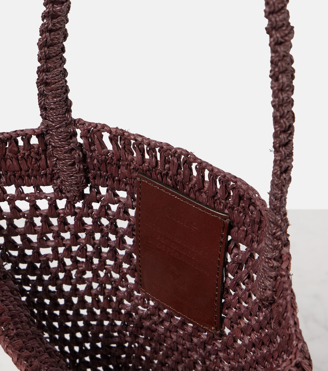 Summer Banana Small raffia tote bag | Chloé