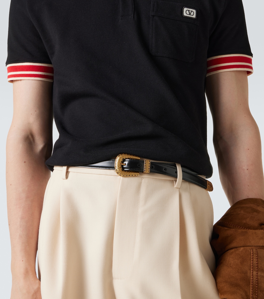 Ceinture VLogo en cuir | Valentino Garavani
