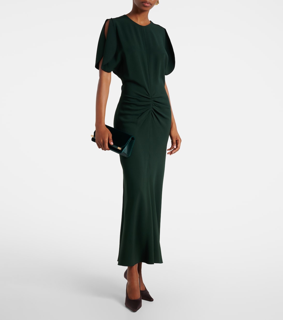 Clutch 202 aus Samt | Victoria Beckham