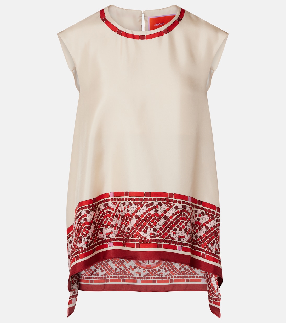 Top San Carlo aus Seiden-Twill | La DoubleJ