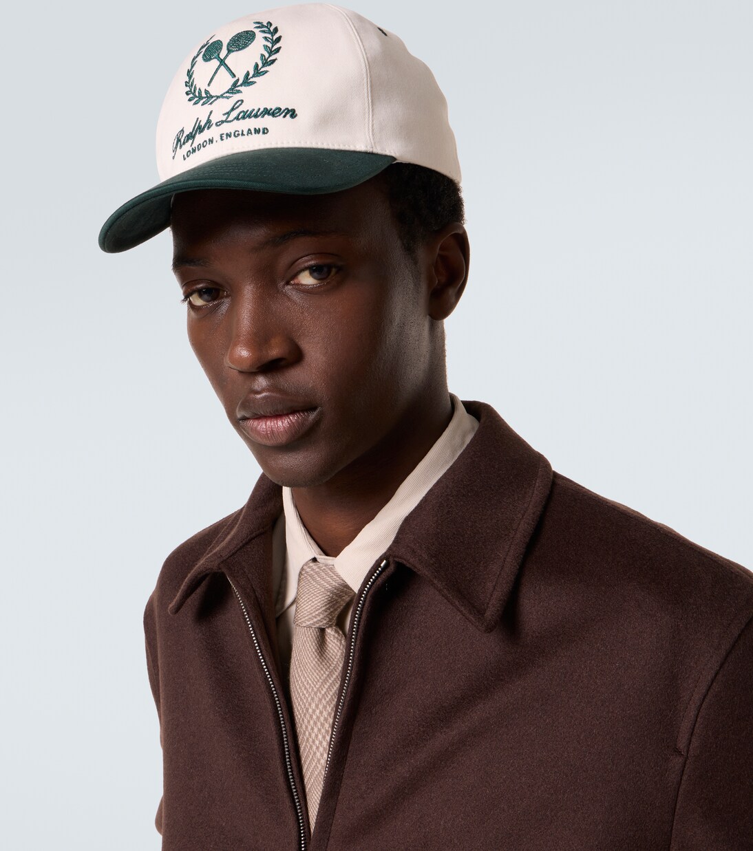 Cappello da baseball in twill con ricamo | Ralph Lauren Purple Label