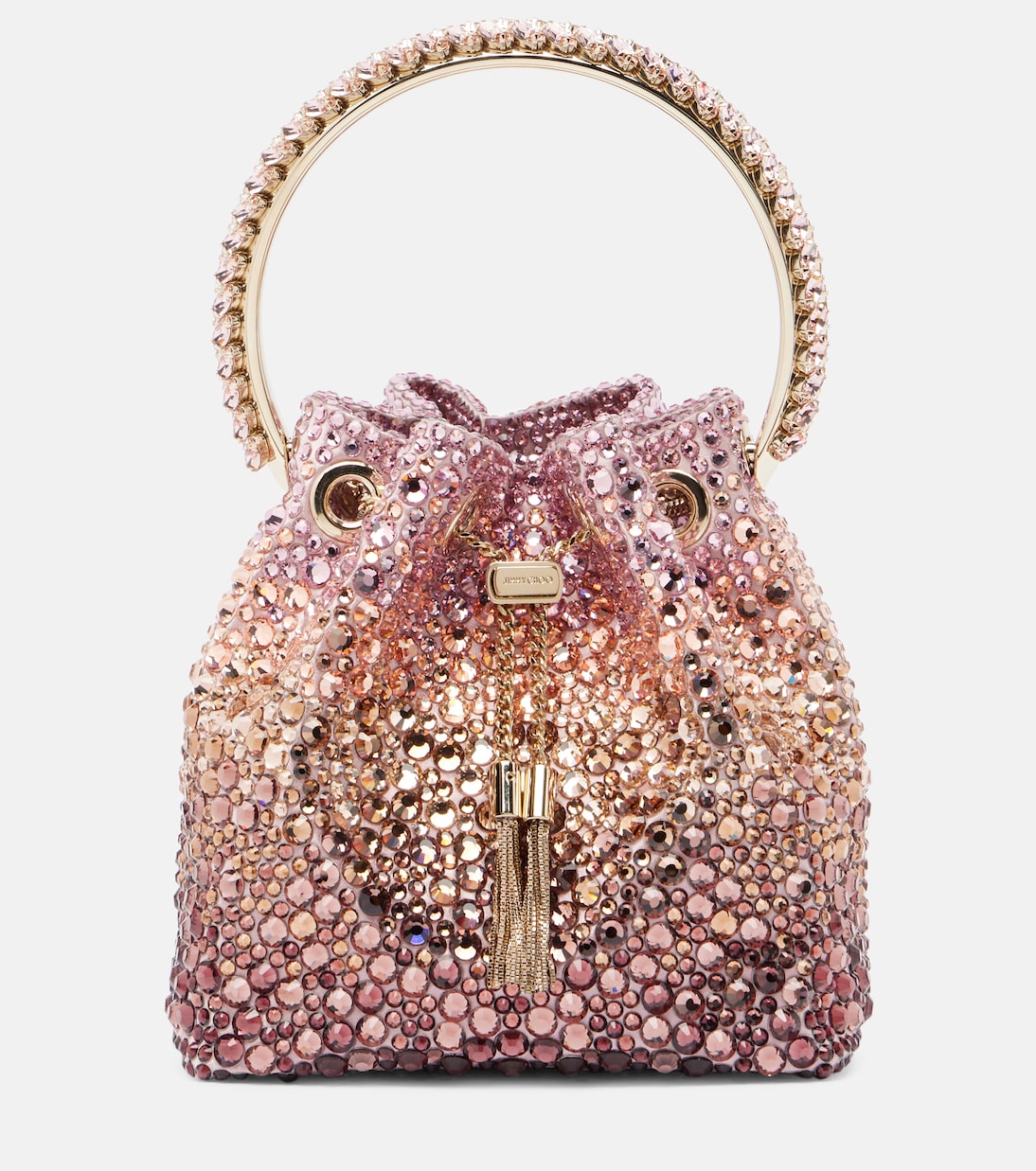 Bon Bon Micro embellished bucket bag | Jimmy Choo