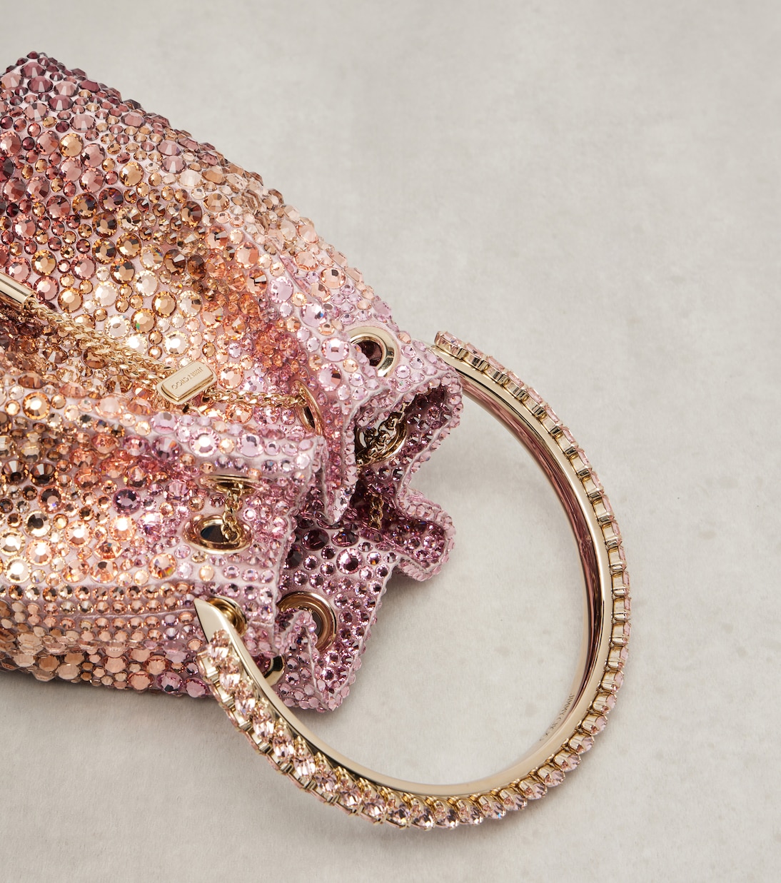 Bon Bon Micro embellished bucket bag | Jimmy Choo