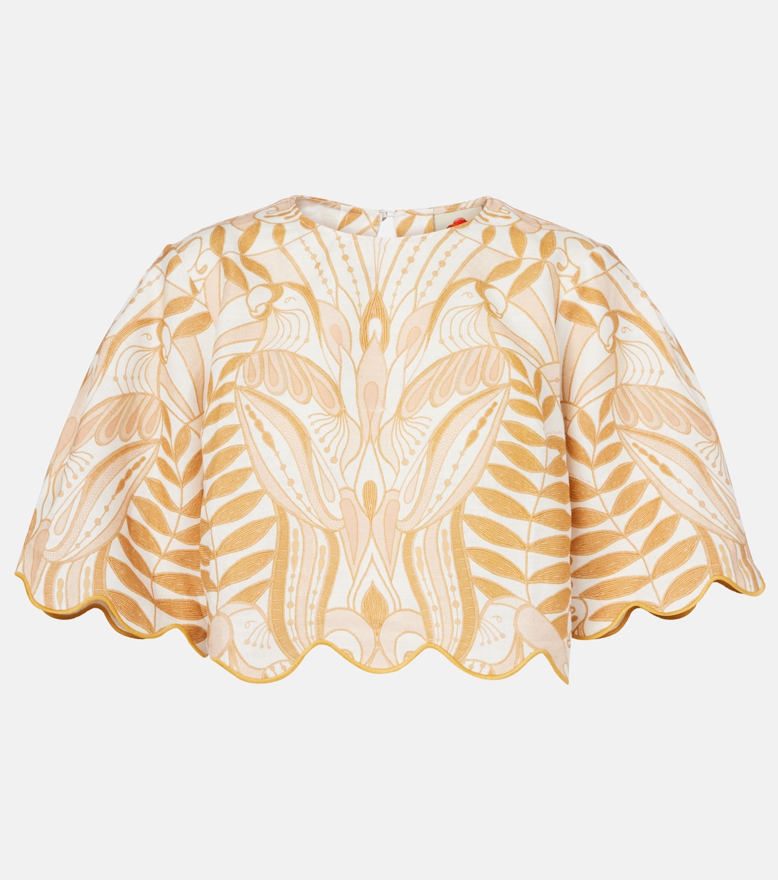 Bedrucktes Top aus Leinen | Farm Rio