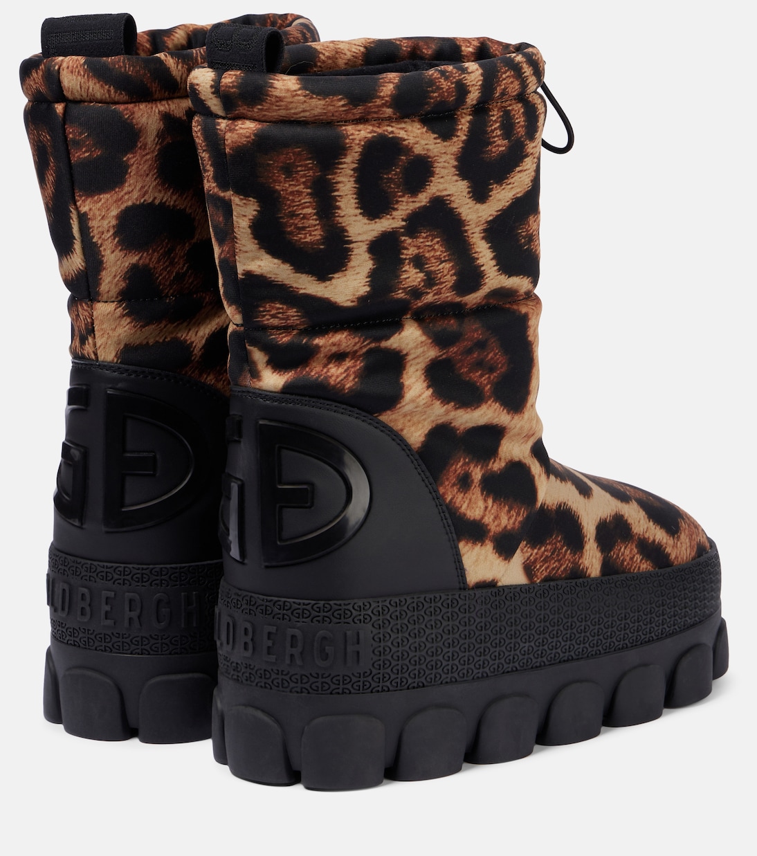 Snowy leopard-print snow boots | Goldbergh