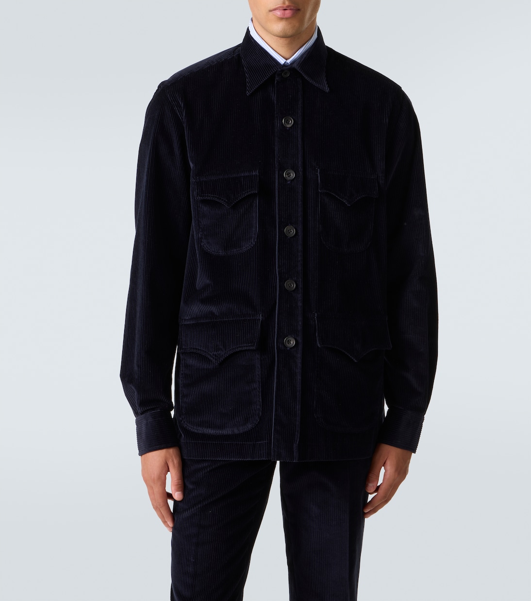 Camisa western de pana de algodón | Rubinacci