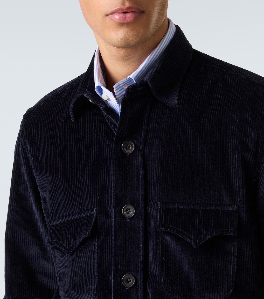 Camisa western de pana de algodón | Rubinacci