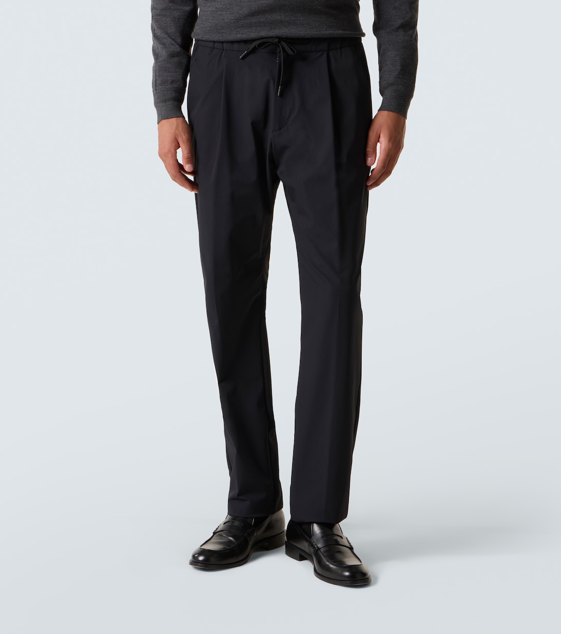 Mid-rise tapered pants | Herno