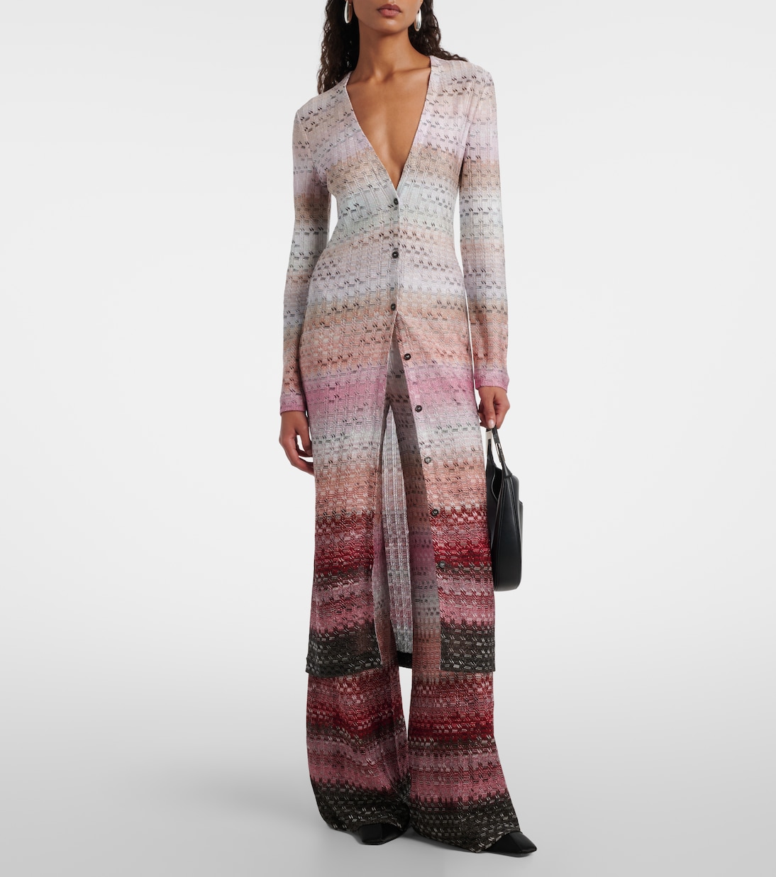 High-Rise-Schlaghose aus Lamé | Missoni