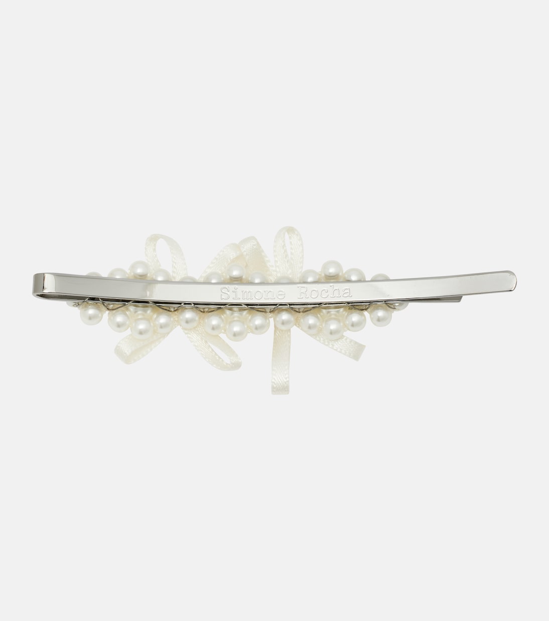 Faux pearl-embellished hair clip | Simone Rocha