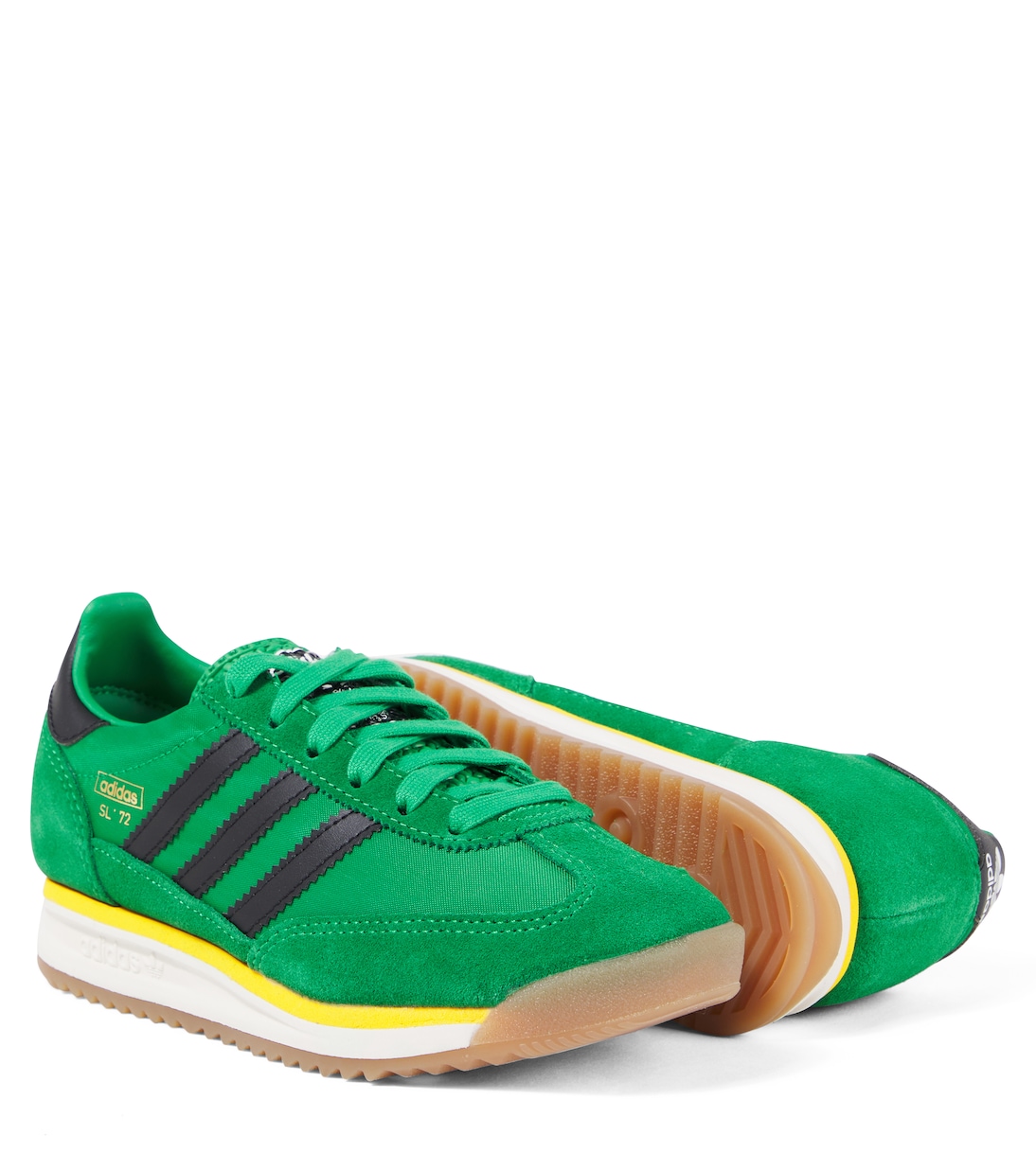 SL 72 RS suede-trimmed sneakers | Adidas Originals Kids