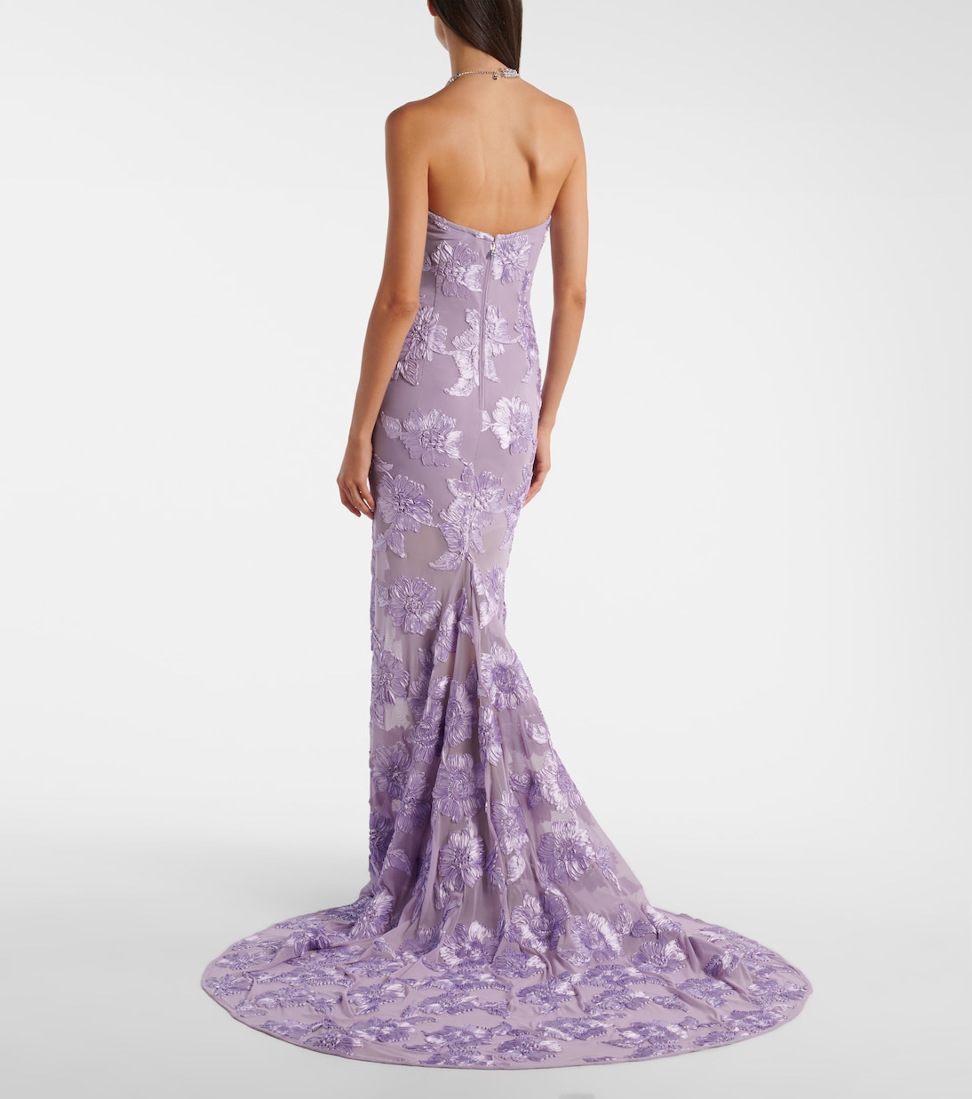 Robe longue à fleurs | Rotate