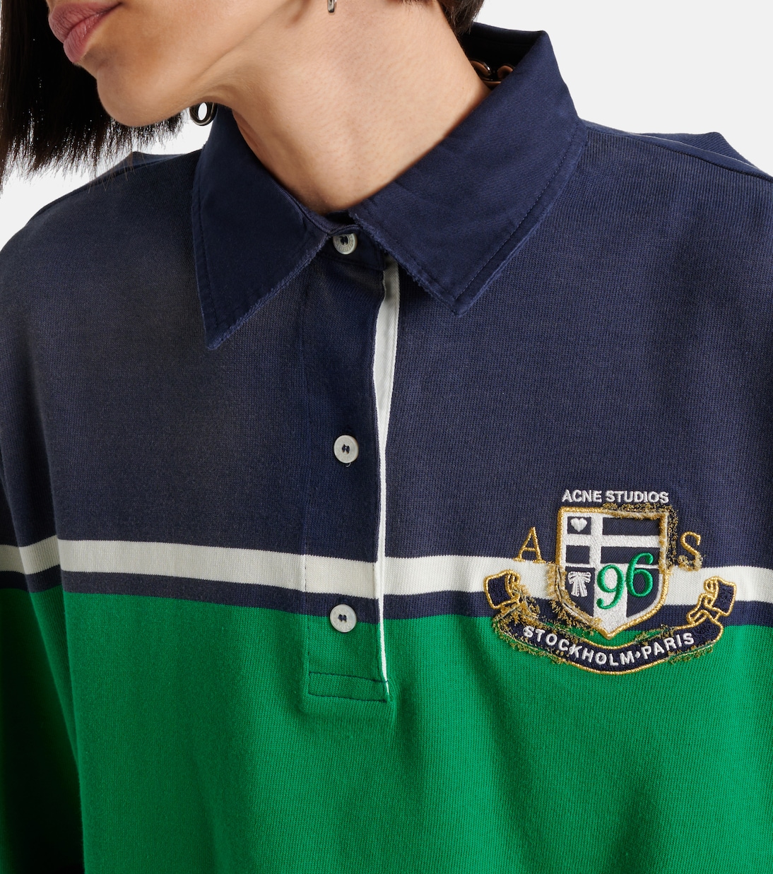 Polo de jersey de algodón | Acne Studios