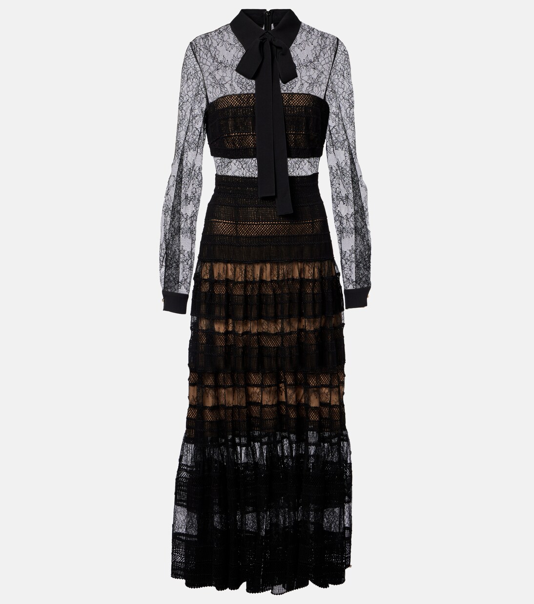 Robe midi en dentelle | Elie Saab