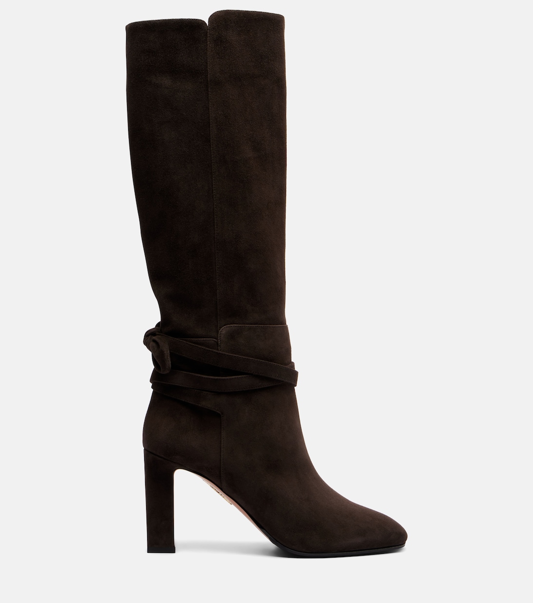 Very Bow 85 suede knee-high boots | Aquazzura