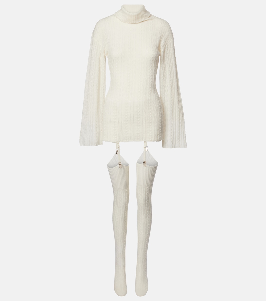 Wool-blend minidress | Aya Muse