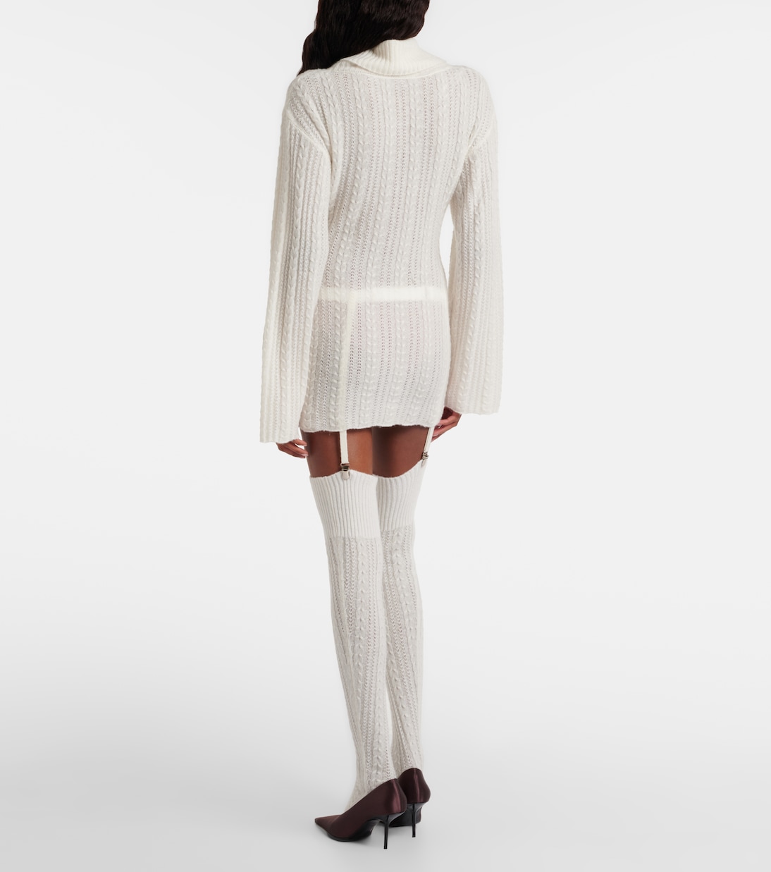 Wool-blend minidress | Aya Muse