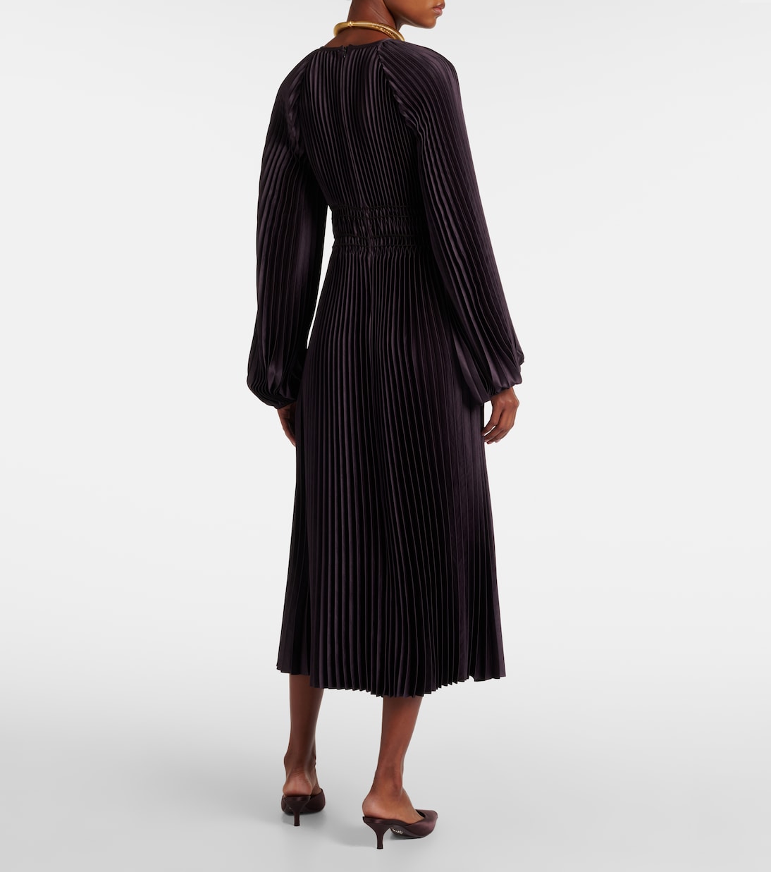Ortiz pleated midi dress | Joseph