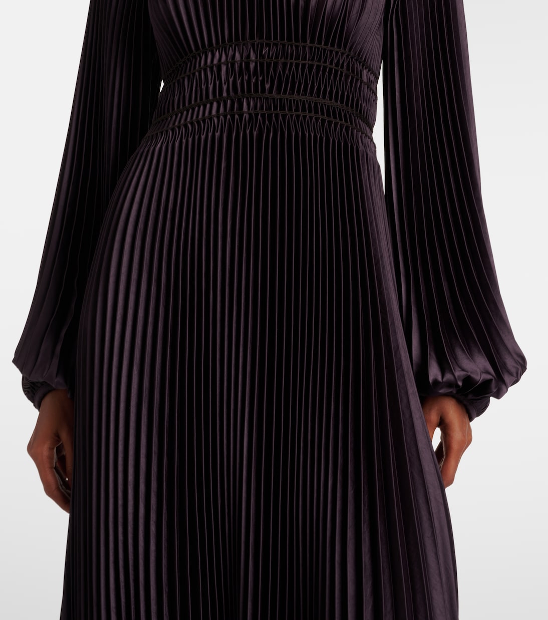 Ortiz pleated midi dress | Joseph