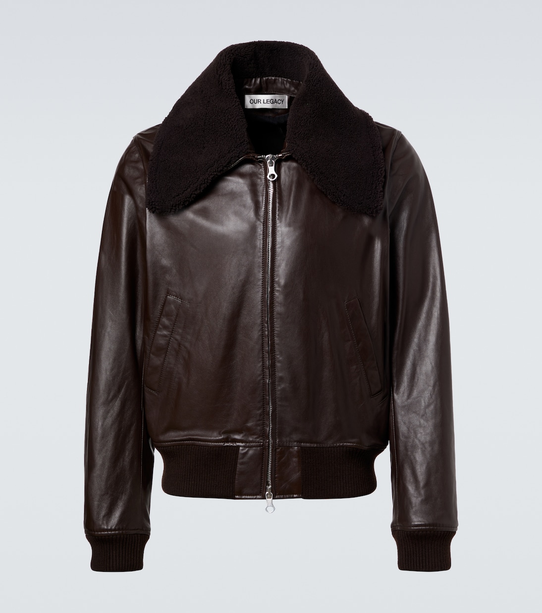 Veste bomber Pharos en cuir | Our Legacy