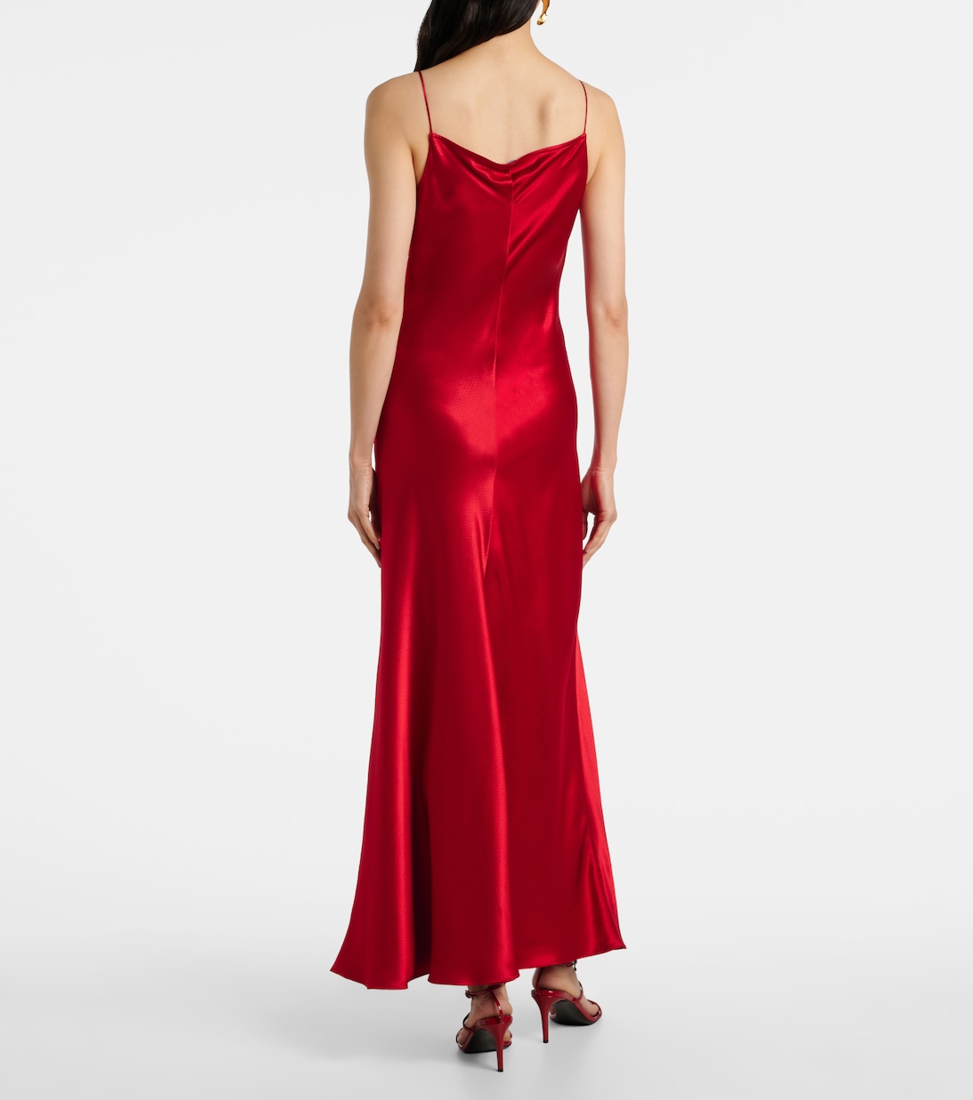 Emi satin maxi dress | Fforme