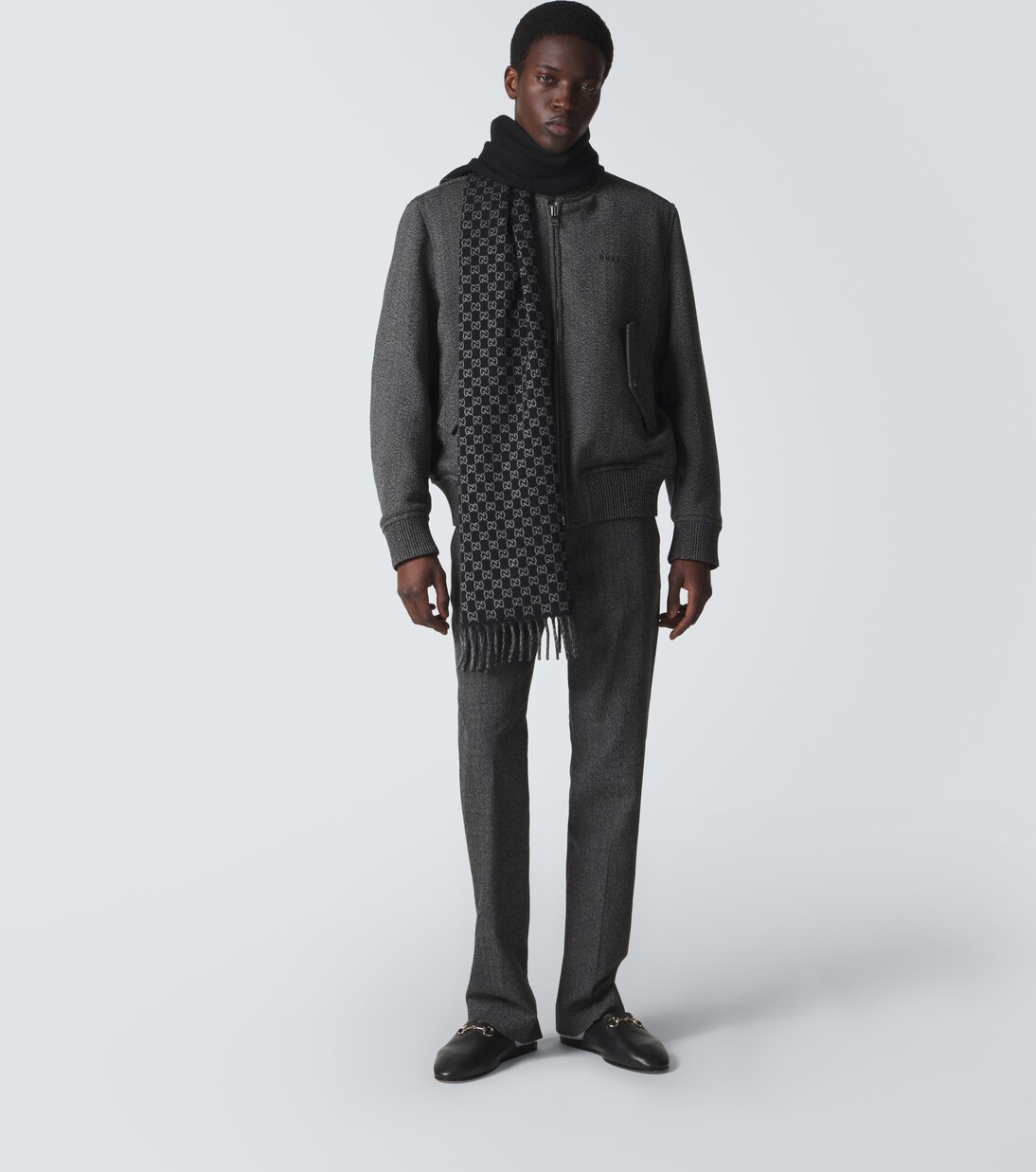 GG wool and cashmere scarf | Gucci