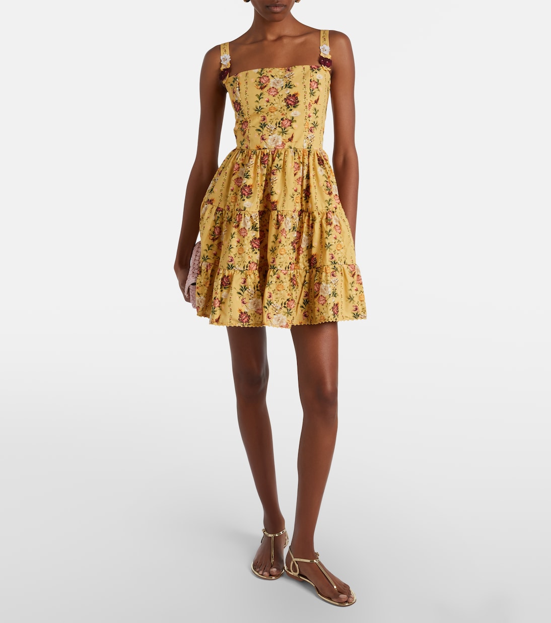 Robe Lima en coton à fleurs | Agua by Agua Bendita