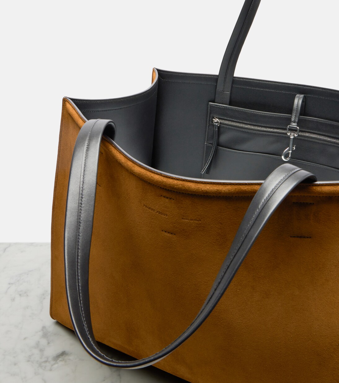Large suede tote bag | Phoebe Philo