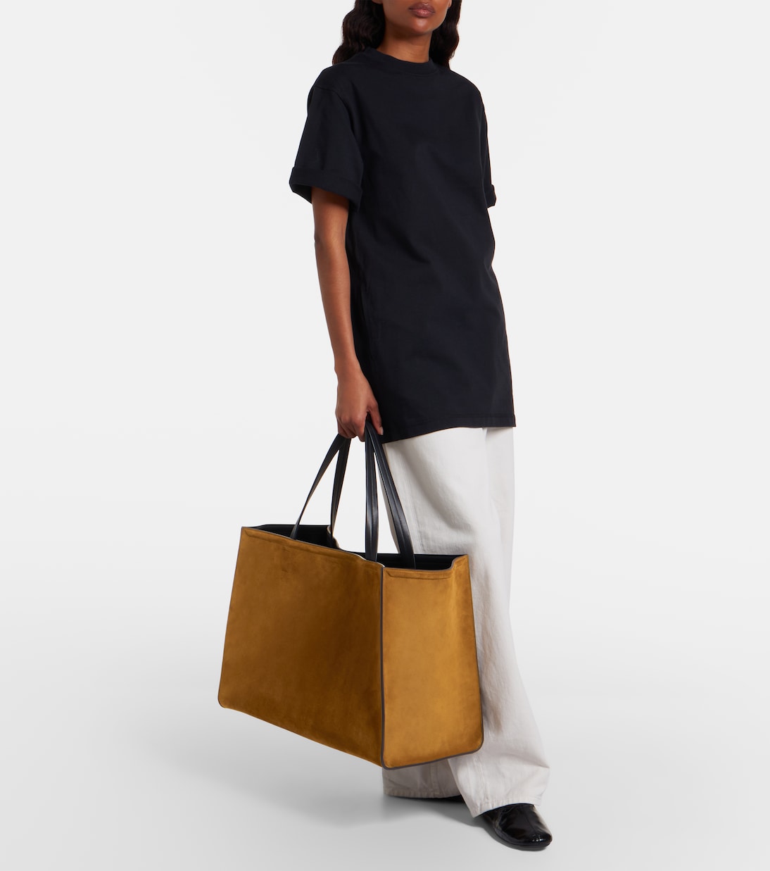 Large suede tote bag | Phoebe Philo