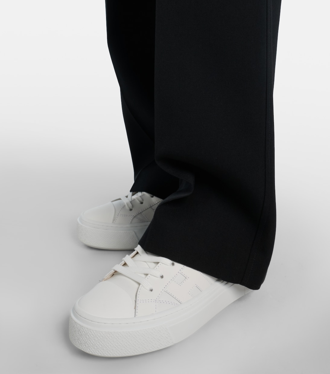 H705 Allacciato H leather platform sneakers | Hogan