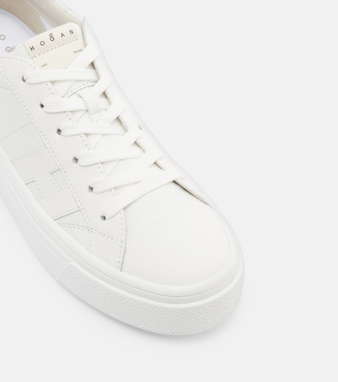 H705 Allacciato H leather platform sneakers | Hogan