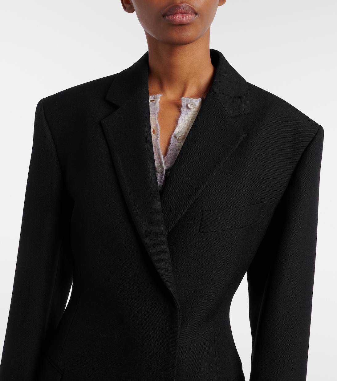 Abrigo cruzado de lana | Acne Studios