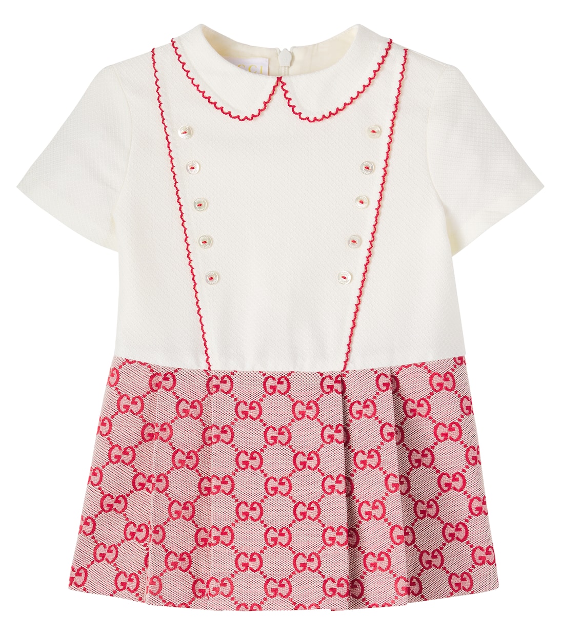 Bébé – Robe en toile GG | Gucci Kids