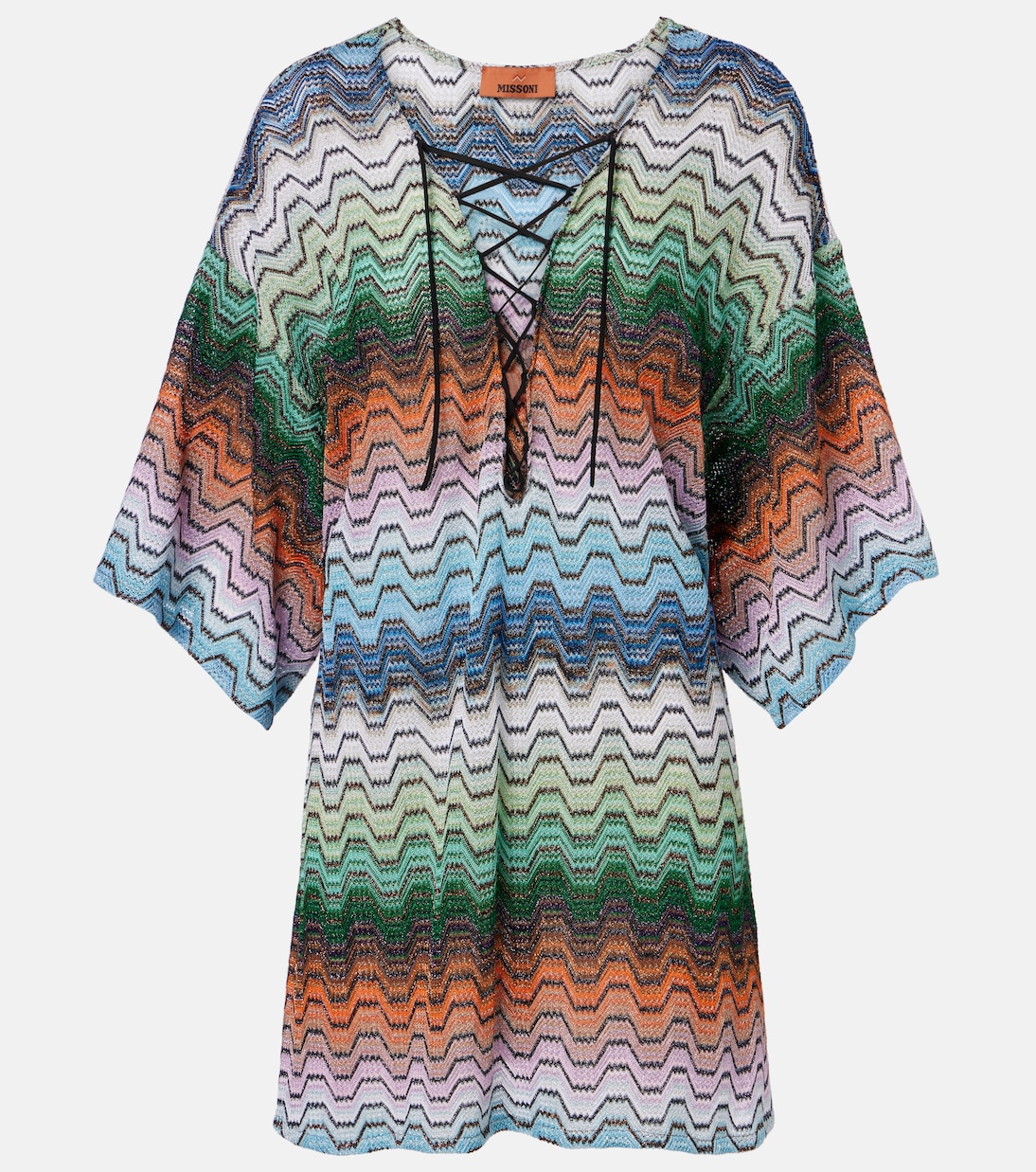 Wave lamé beach dress | Missoni
