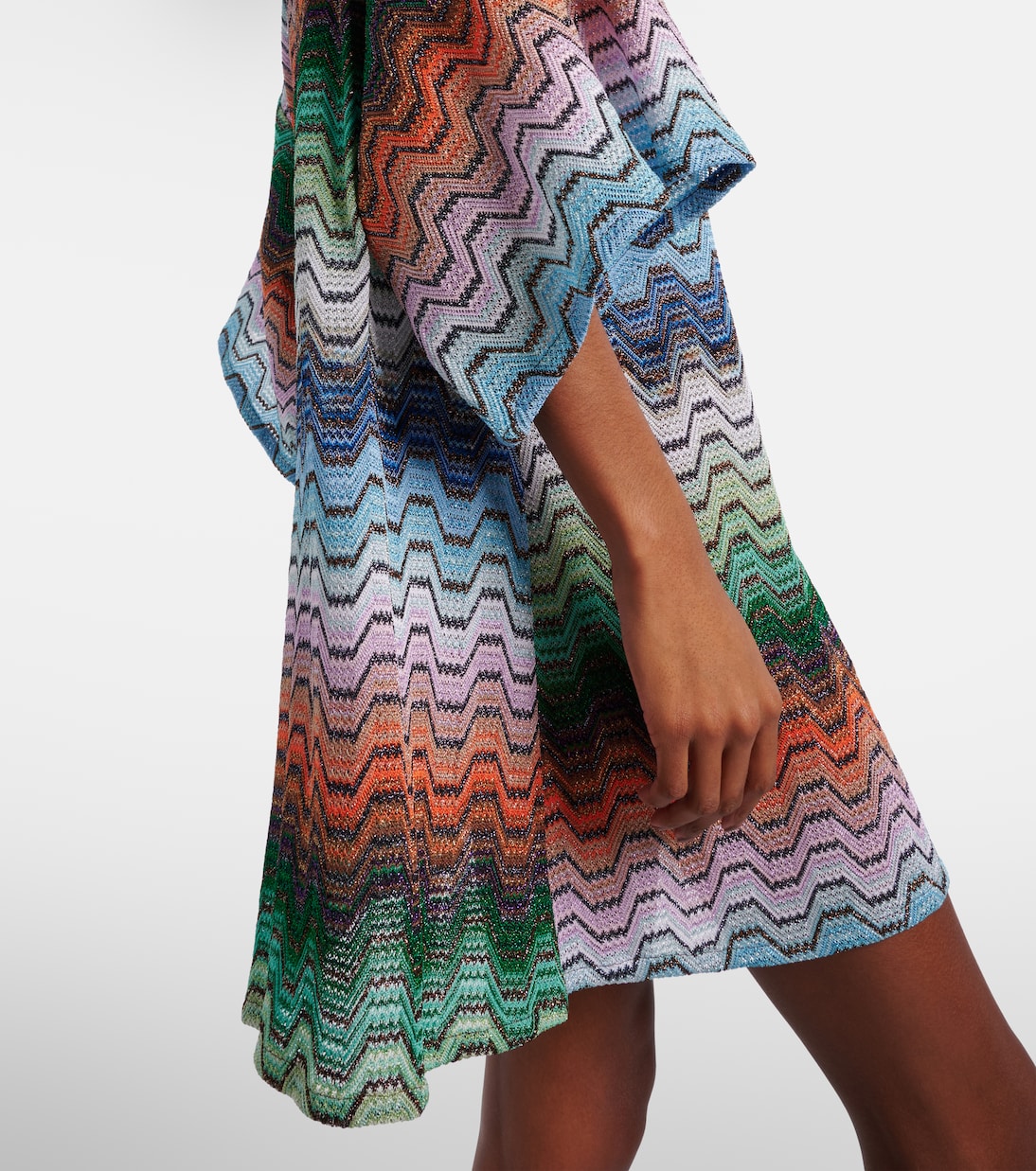 Wave lamé beach dress | Missoni