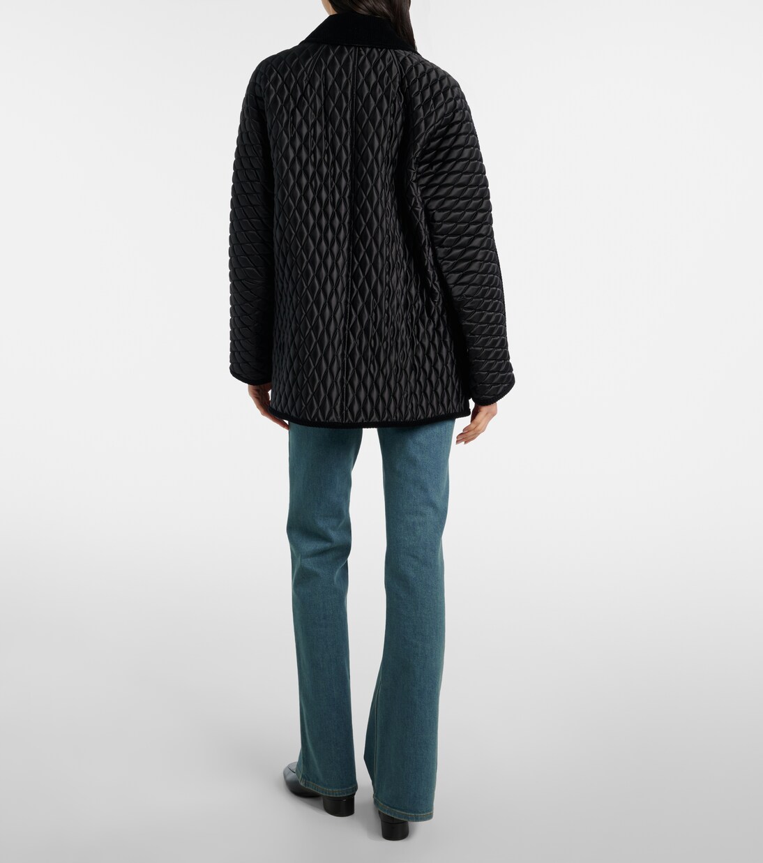 Burberry Check flared jeans | Burberry