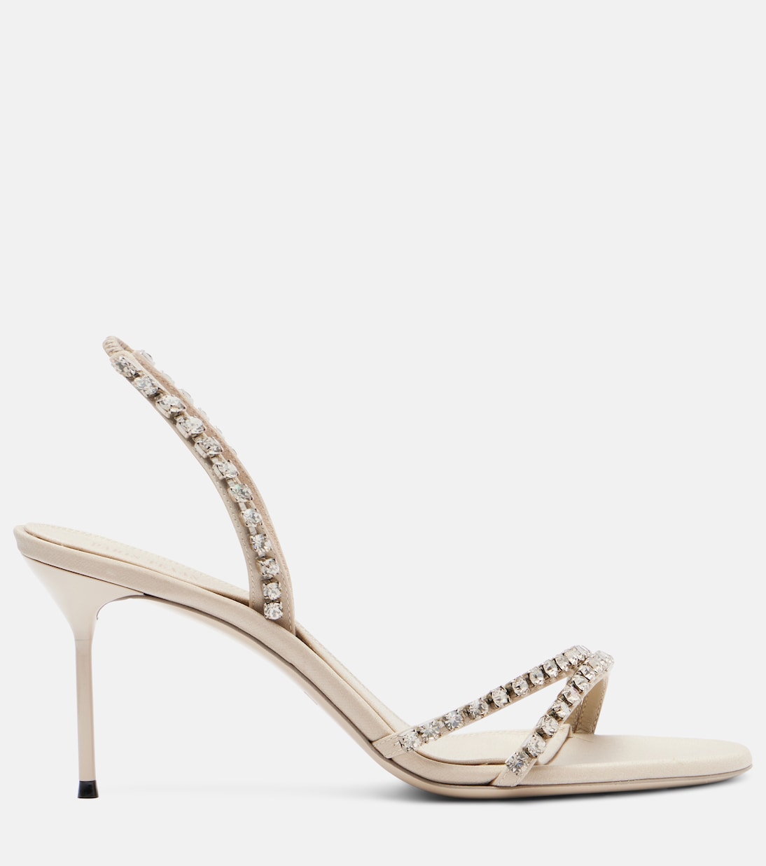 Lidia 70 crystal-embellished mules | Paris Texas