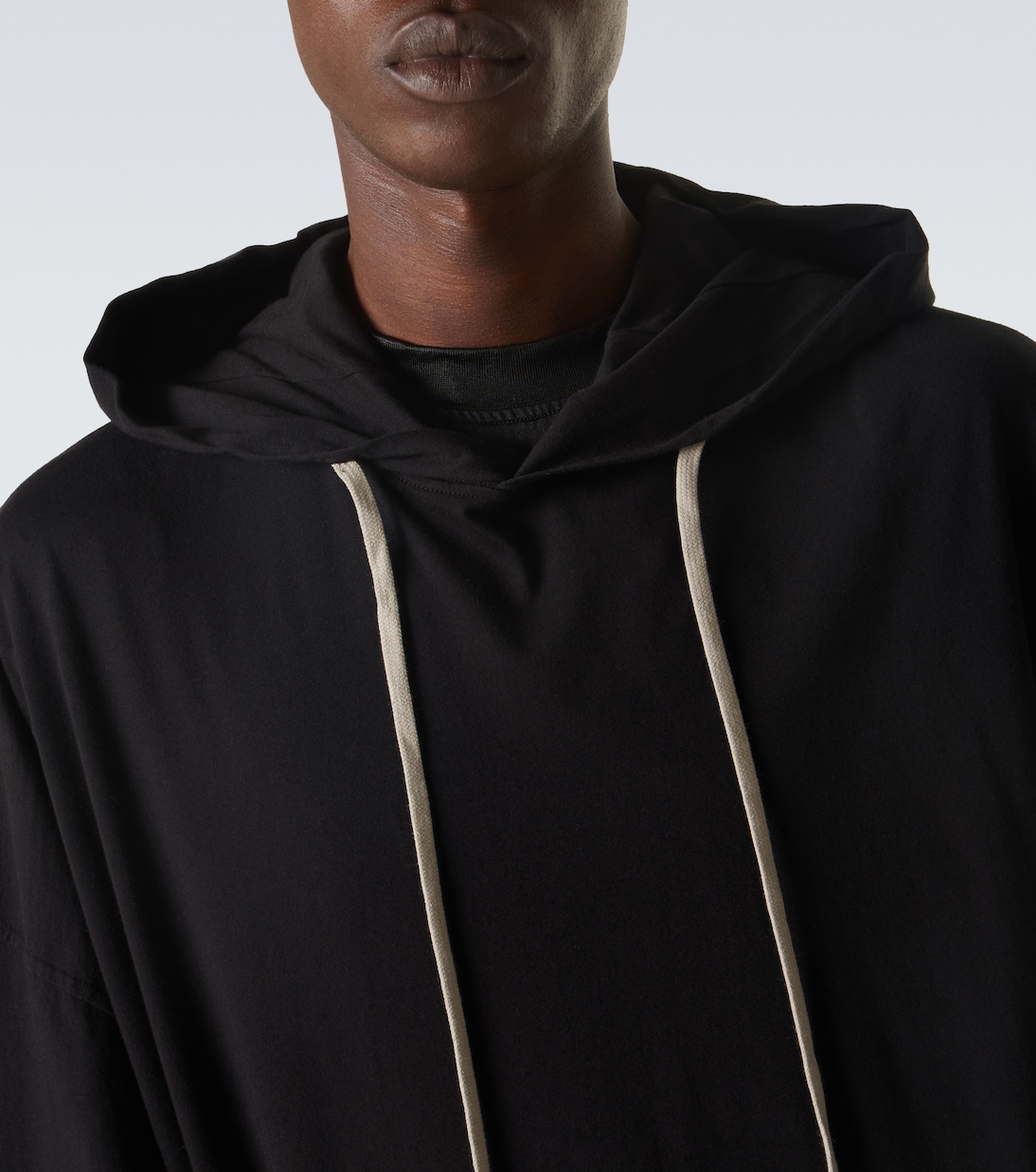DRKSHDW Hun cotton jersey hoodie | Rick Owens