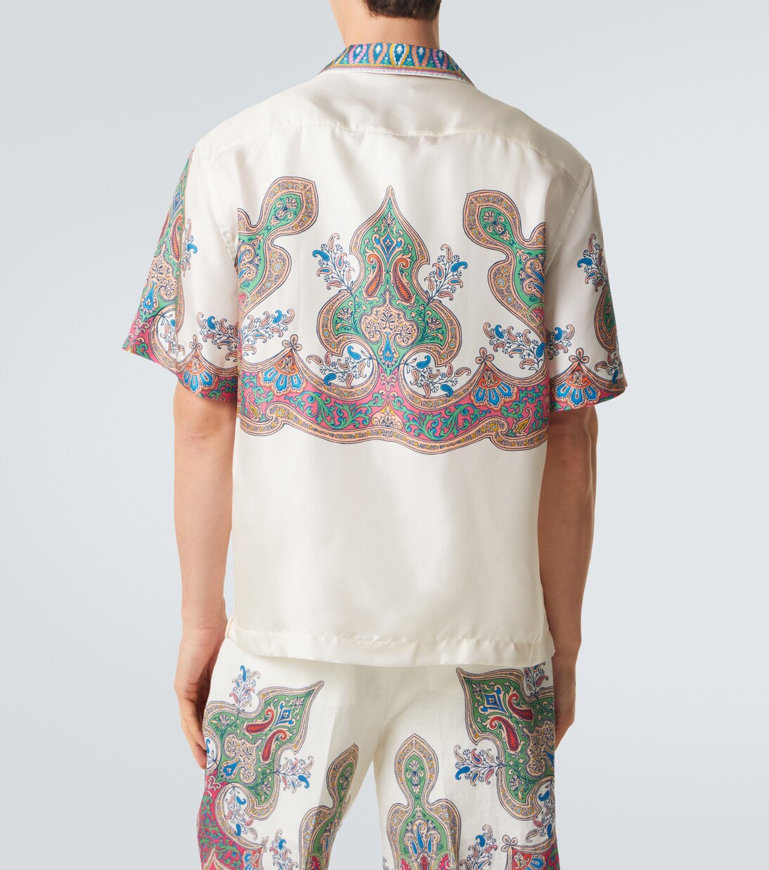Paisley silk twill bowling shirt | Etro