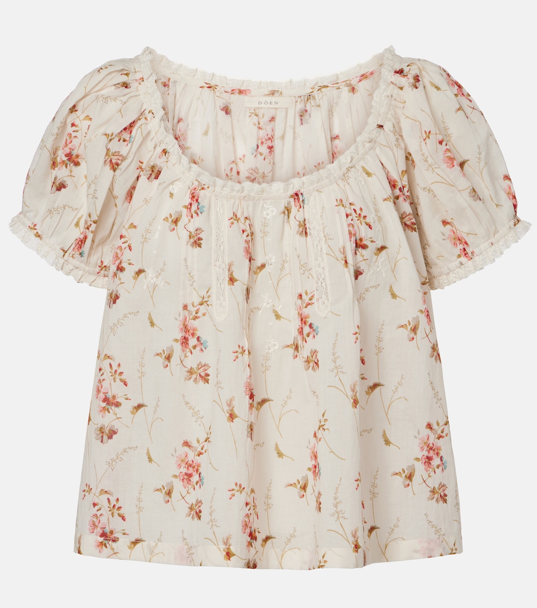Frederica floral cotton top | Dôen