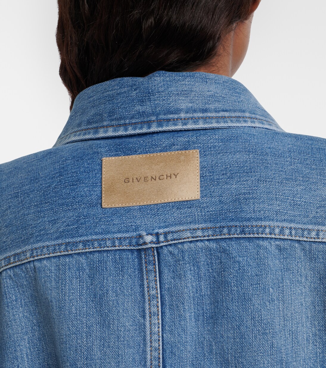 Oversized polo denim minidress | Givenchy