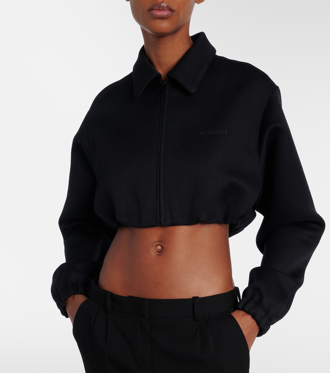 Cropped blouson jacket | Balenciaga