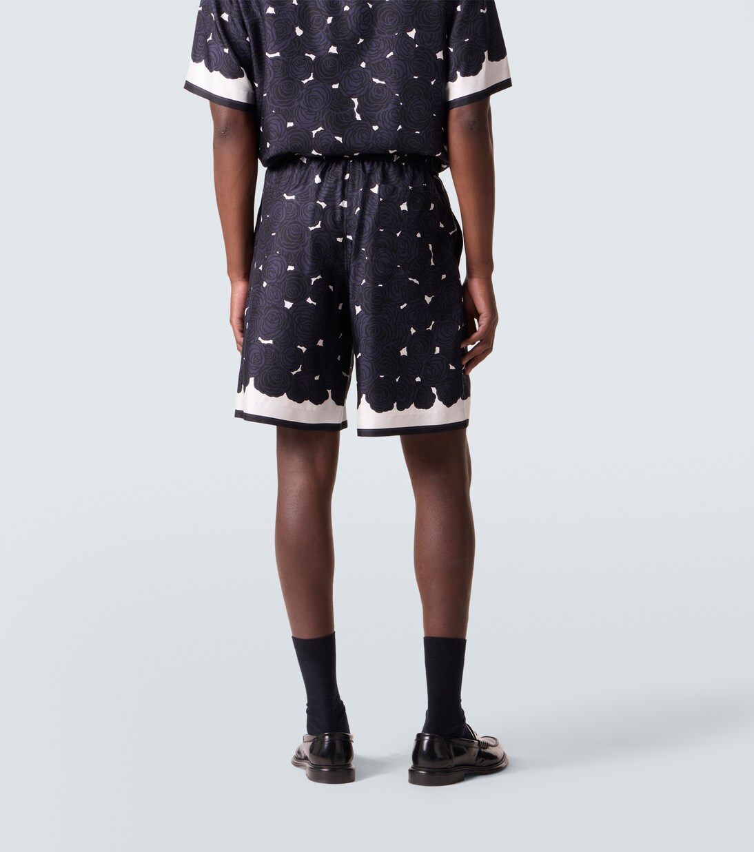 Short en twill de soie à fleurs | Givenchy