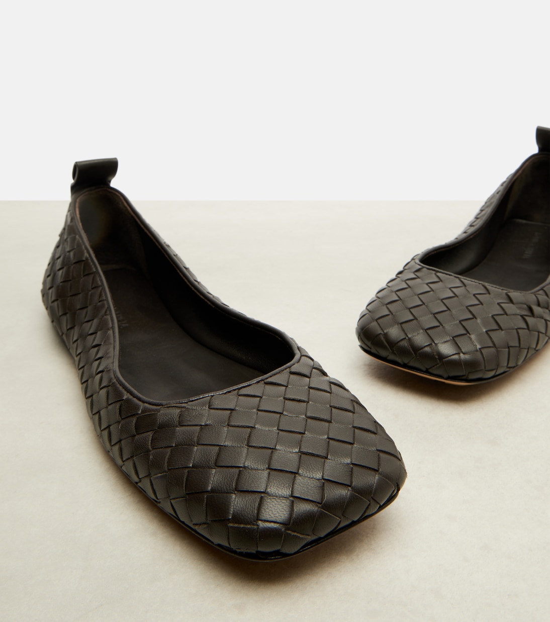 Bailarinas Charlotte de piel Intrecciato | Bottega Veneta
