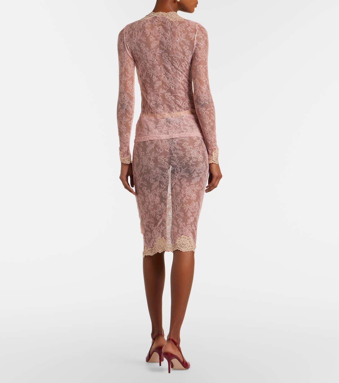 Midirock aus Spitze | Valentino