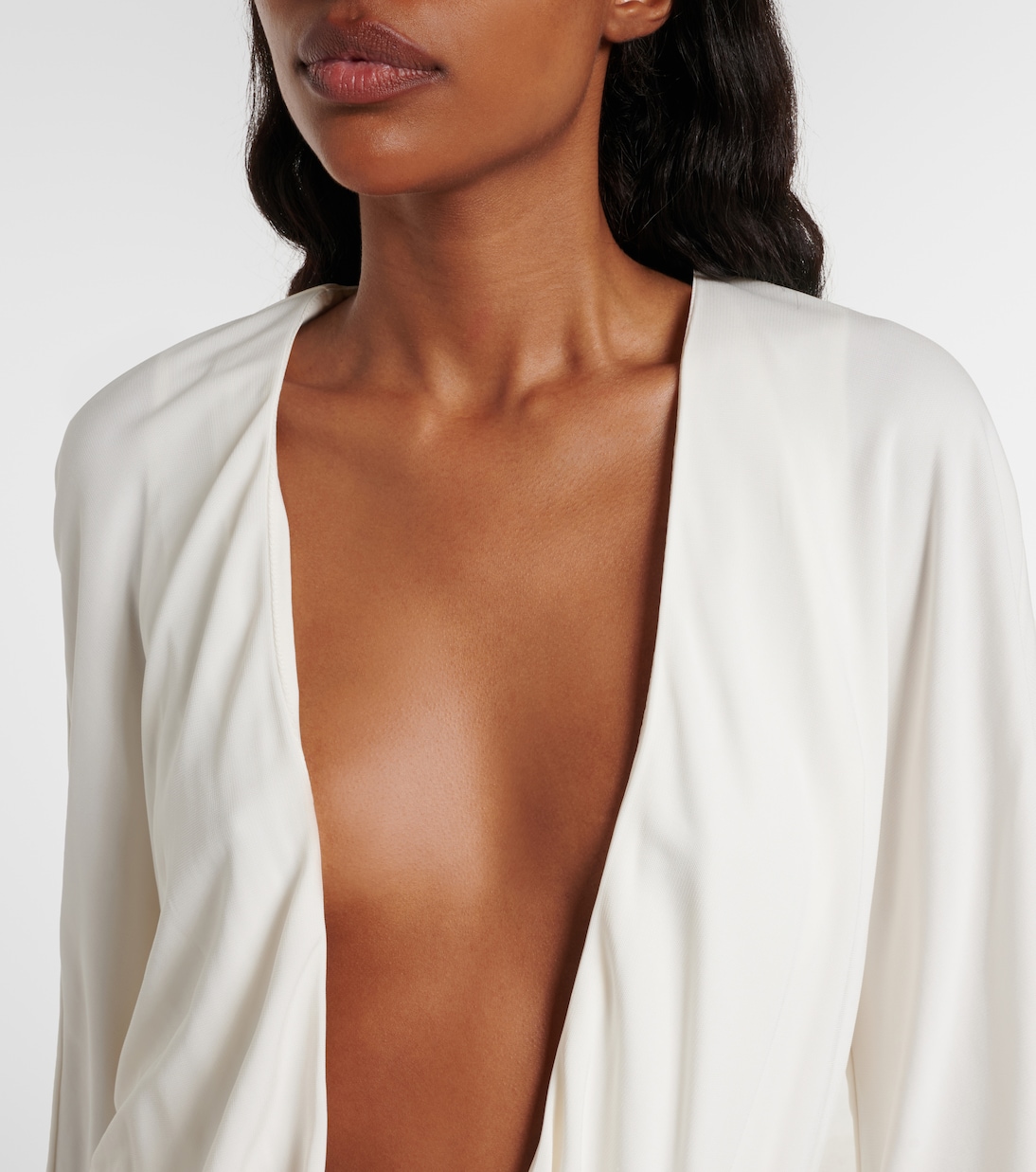 Stone Pin draped jersey minidress | Christopher Esber