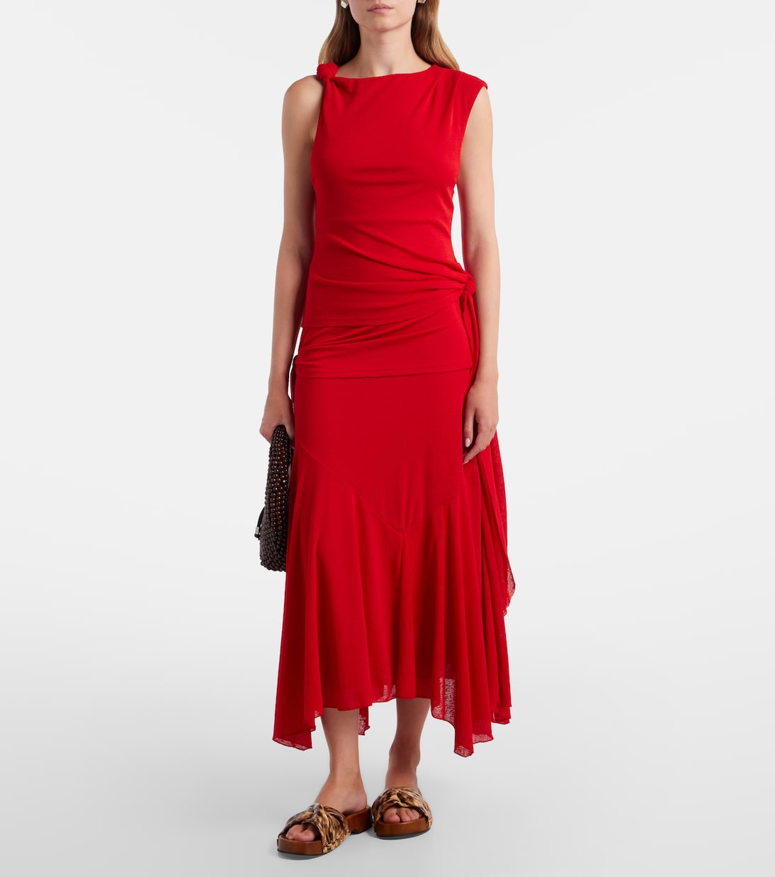 Tia leopard-print clogs | Ganni