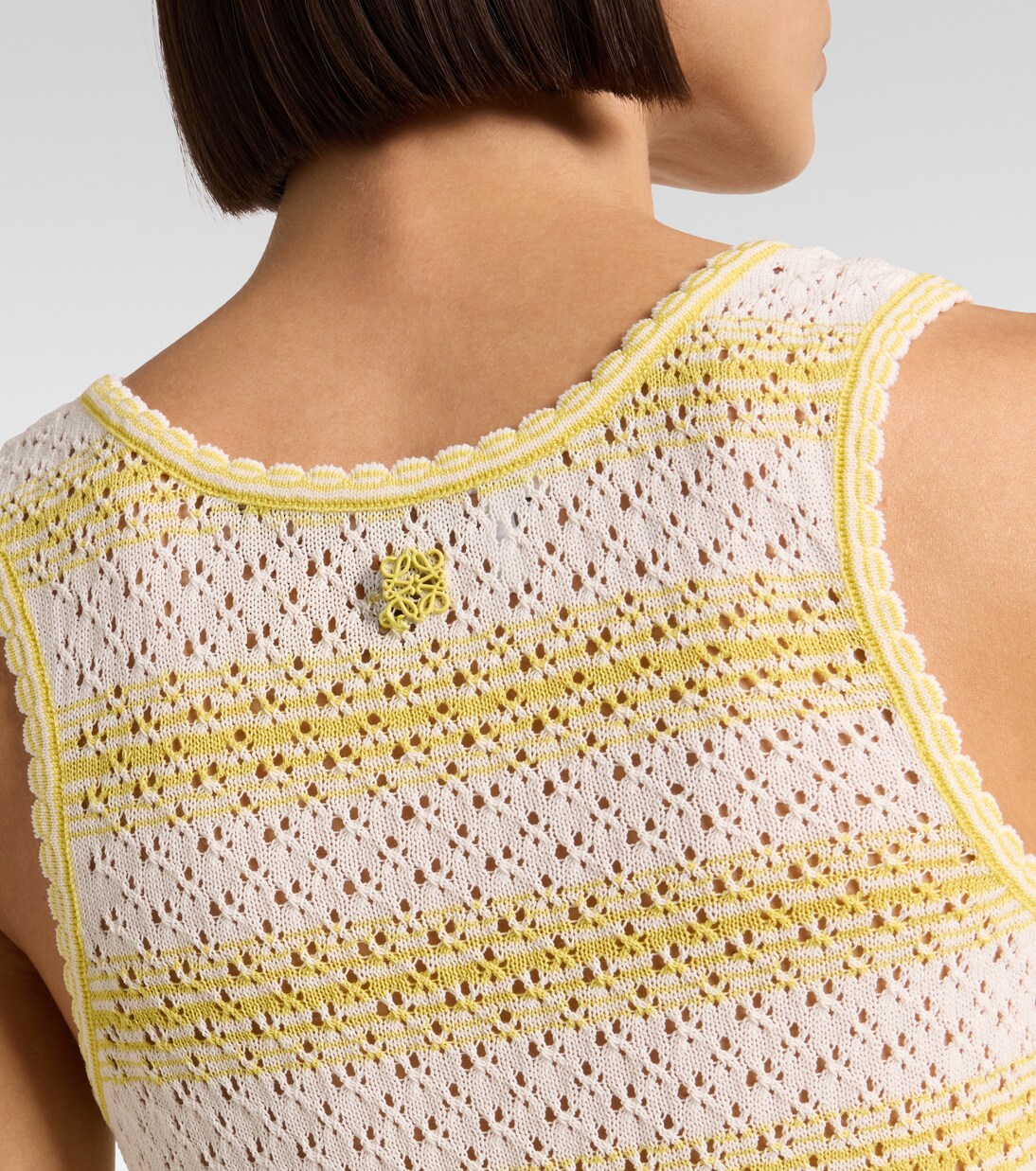 Top Paula's Ibiza en coton mélangé à rayures | Loewe