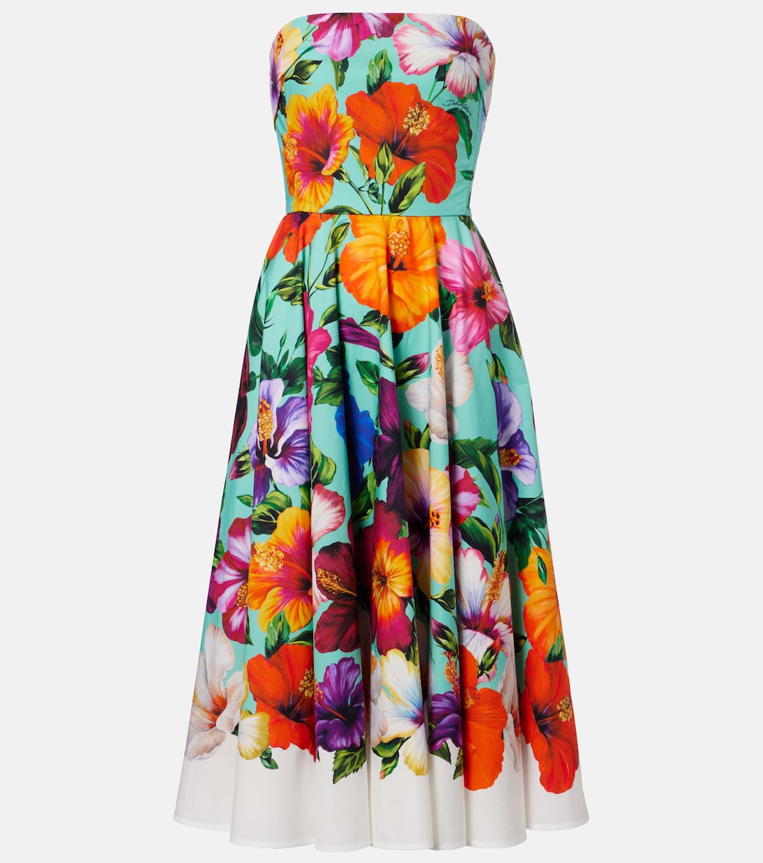 Bustier-Kleid aus Baumwolle | Dolce&Gabbana